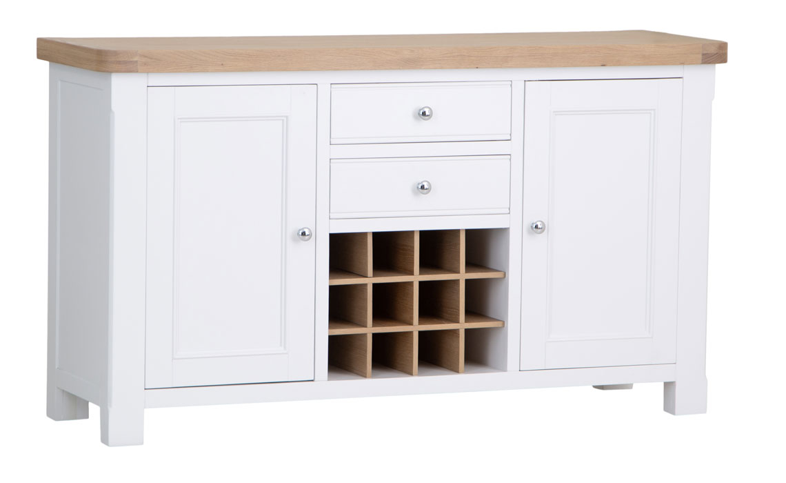 Sideboards & Cabinets - Cheshire White Painted Large Sideboard