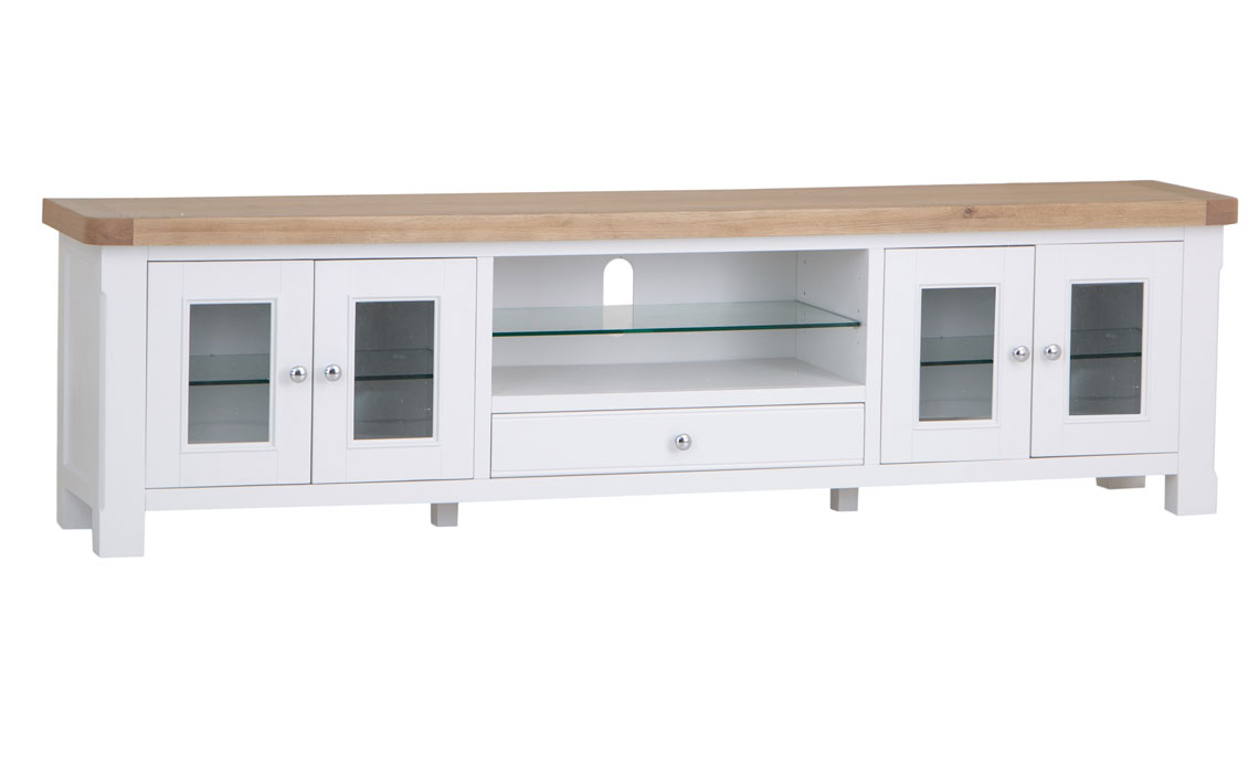 Cheshire White Painted Collection - Cheshire White Painted Extra Large TV Unit