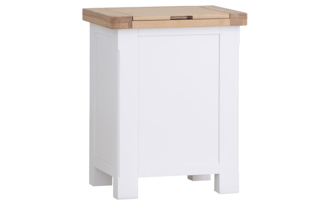 Painted Blanket Boxes - Cheshire White Painted Laundry Box