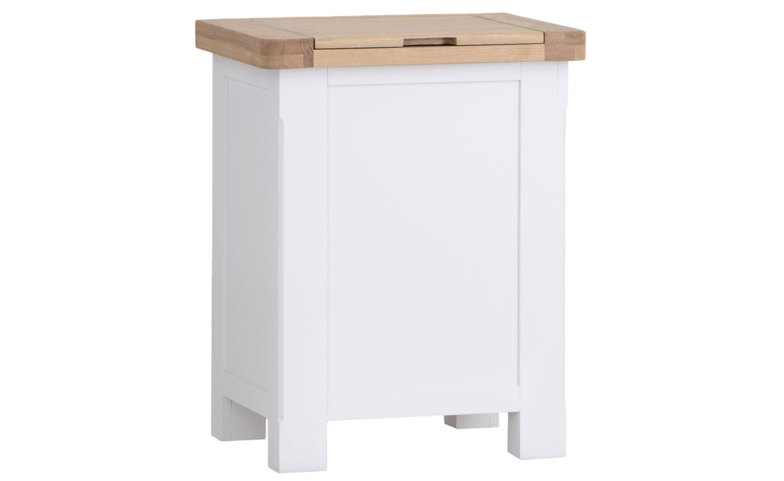 Blanket Boxes - Cheshire White Painted Laundry Box