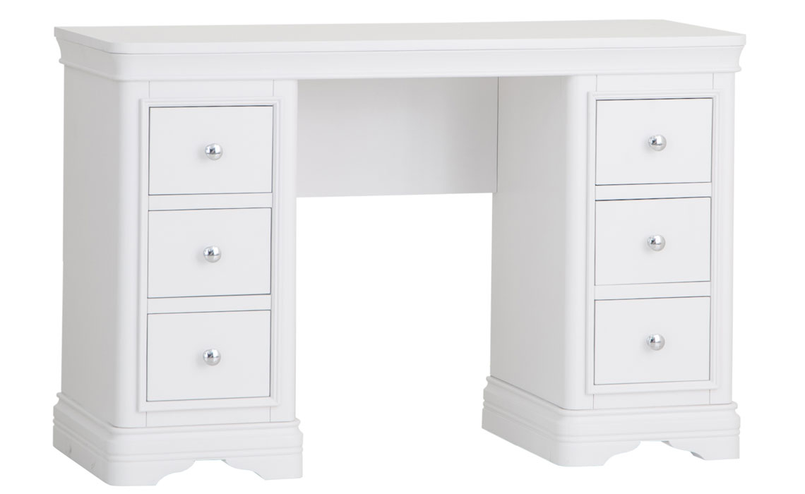 Dressing Tables & Stools - Chantilly White Painted Dressing Table