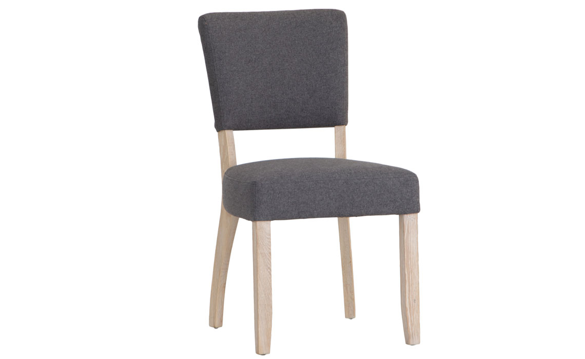 Cheshire White Painted Collection - Cheshire Fabric Dining Chair - Grey
