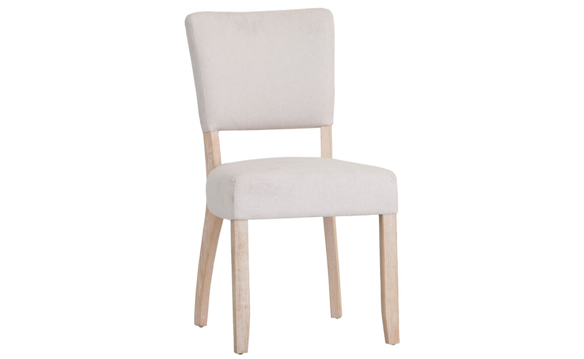 Cheshire White Painted Collection - Cheshire Fabric Dining Chair - Natural