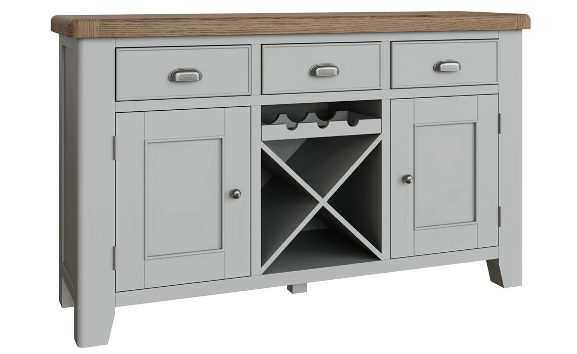 Sideboards & Cabinets - Ambassador Grey Large Sideboard