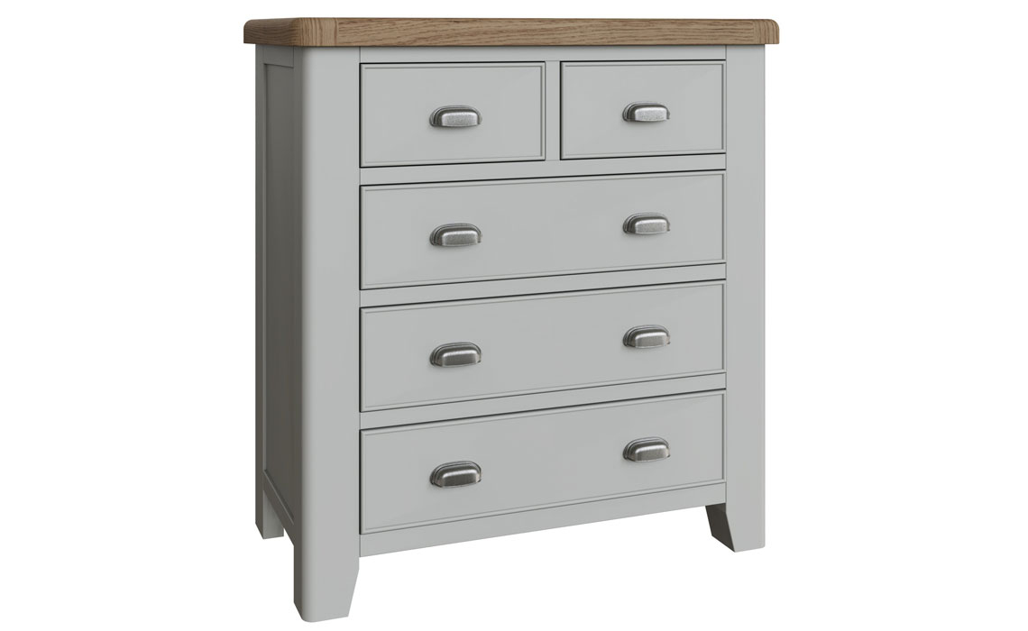 Chest Of Drawers - Ambassador Grey 2 Over 3 Chest