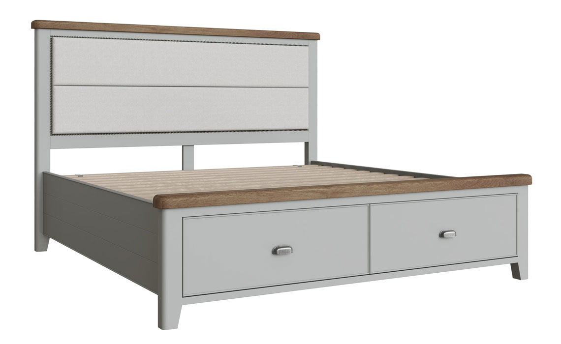 Bedroom Furniture - Ambassador Grey 6ft Bed Frame