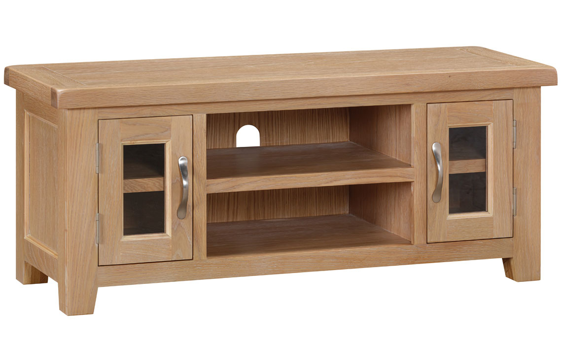 TV Cabinets - Berkley Oak Large TV Unit