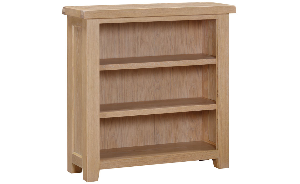 Berkley Oak Collection - Berkley Oak Low Wide Bookcase