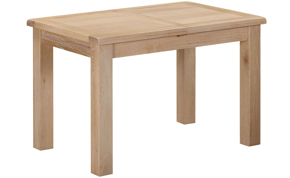 Oak Dining Tables - Berkley Oak 120-153cm Small Extending Table