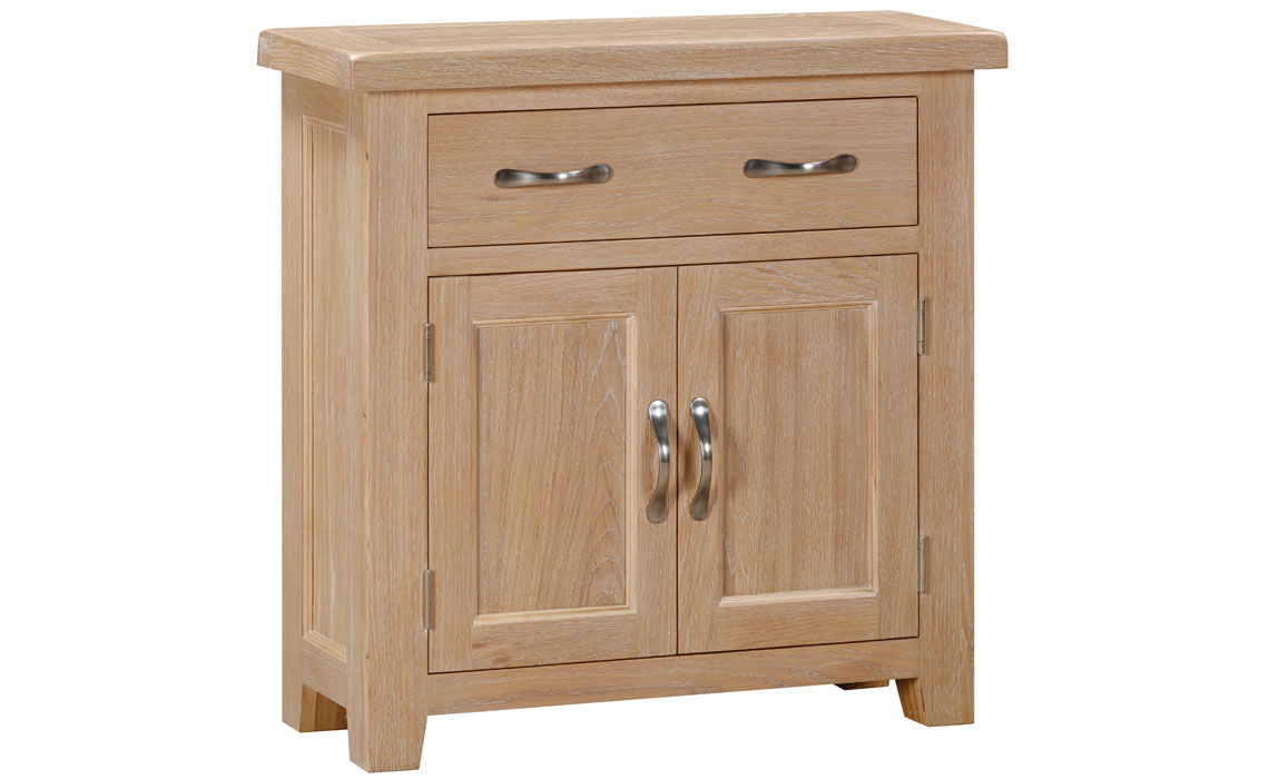 Berkley Whitewash Oak Collection - Berkley Whitewash Oak Compact Sideboard