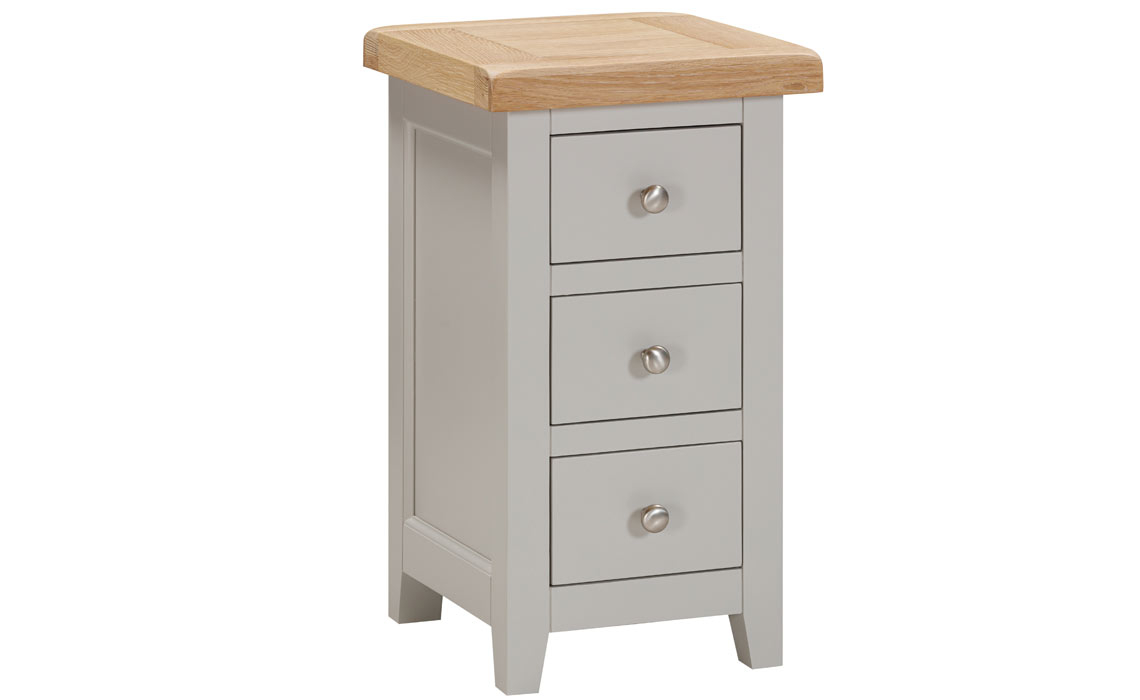 Painted 3 Drawer Bedside Cabinets - Berkley Painted Compact Bedside