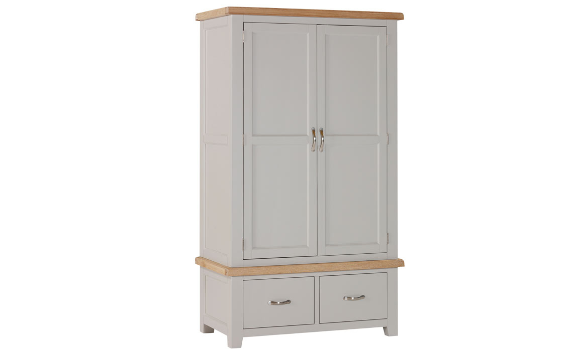 Wardrobes - Berkley Painted Gents Double Wardrobe 