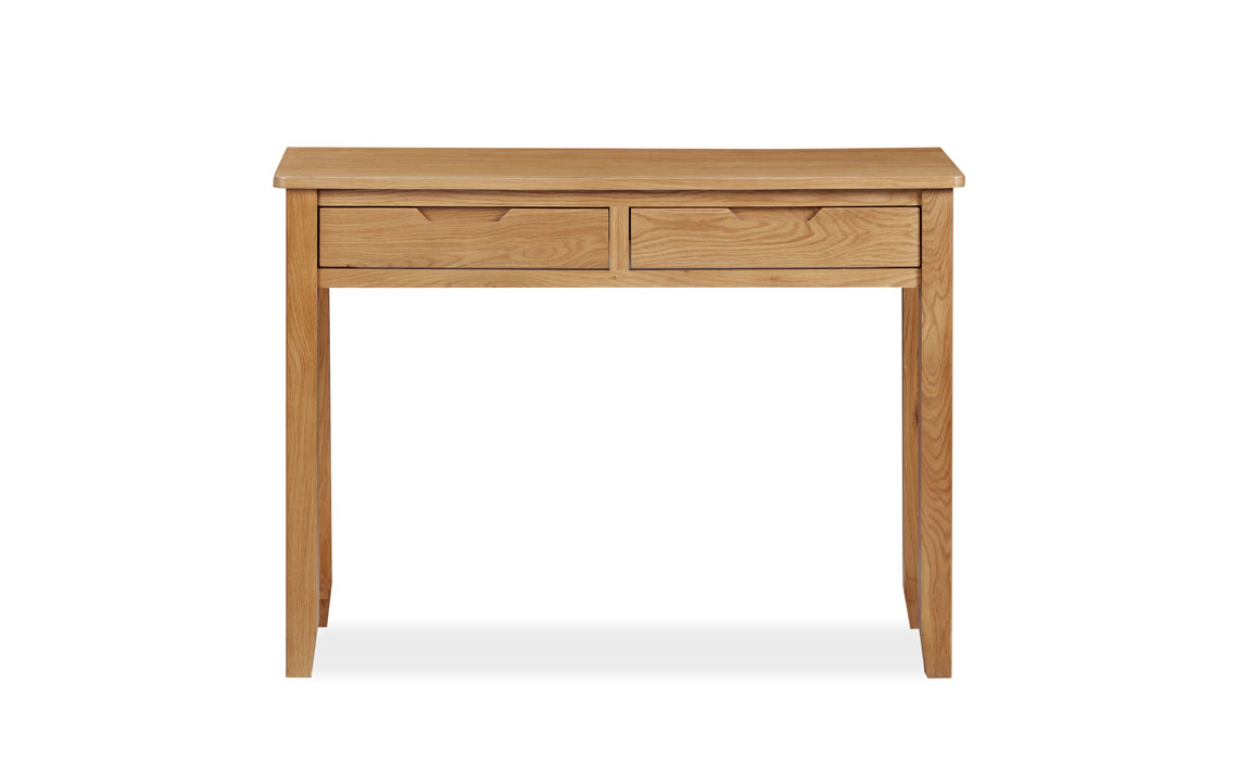 Dressing Tables & Stools - Olsen Natural Oak Slim Desk Dressing Table