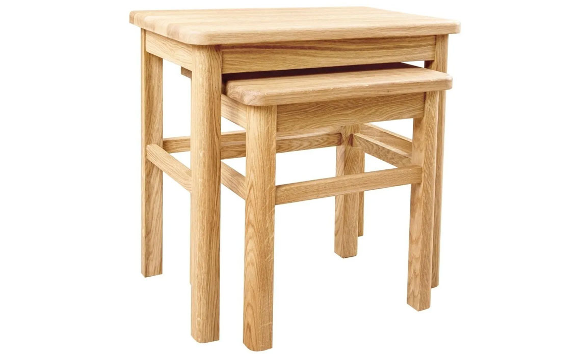 Nested Tables - Marseille Oak Nest Of Tables