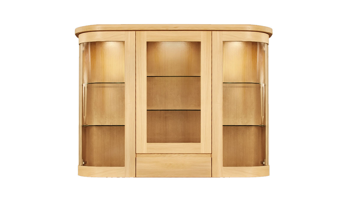 Large Oak Dresser Tops - Marseille Oak Medium Sideboard Top
