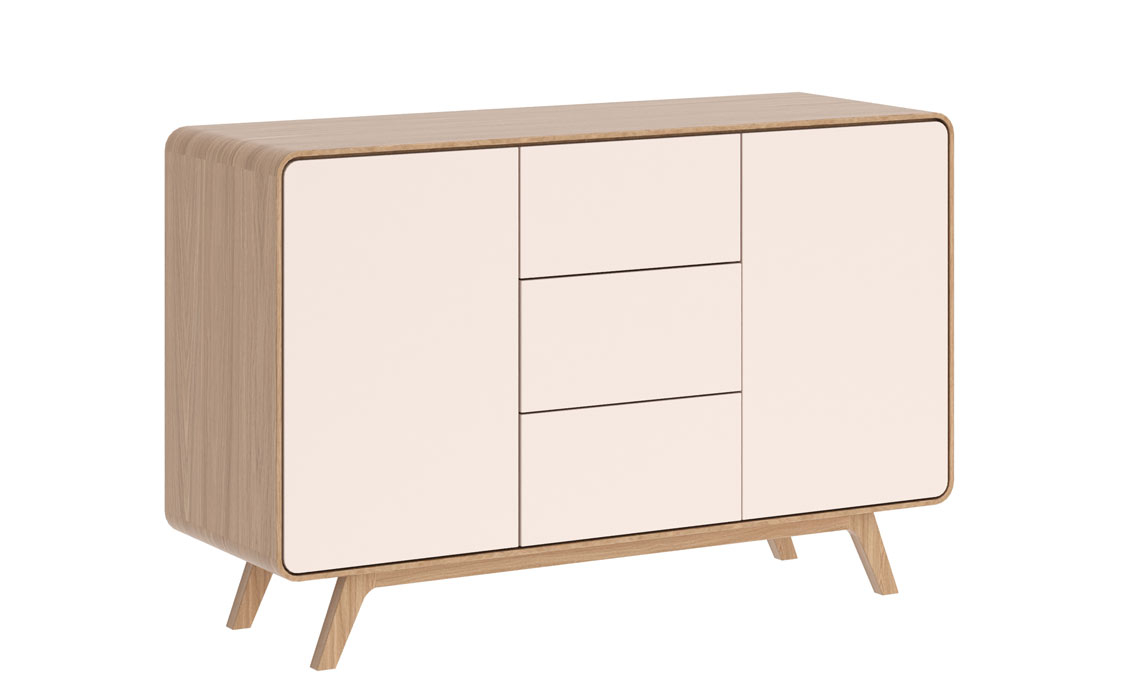 Asiago European Oak Collection - Asiago 2 Door 3 Drawer Sideboard