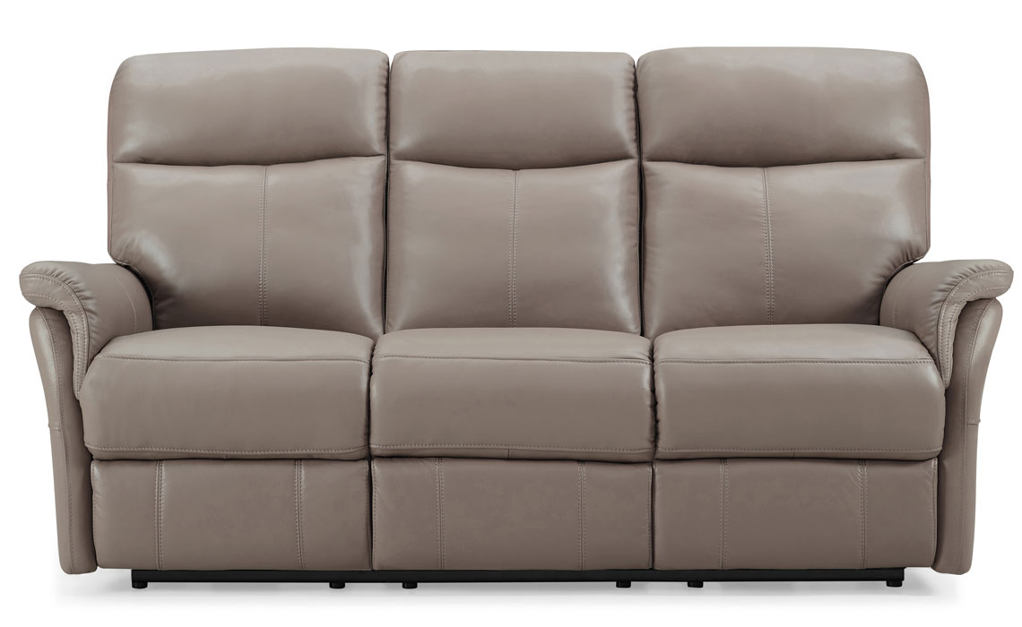 Vienna Leather & Fabric Range - Vienna Fixed or Manual Reclining 3 Seater Sofa