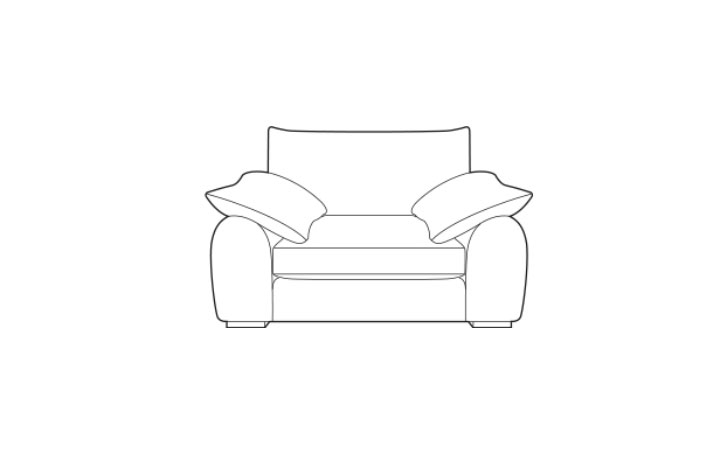 Billy Collection - Billy Love Seat Sofa