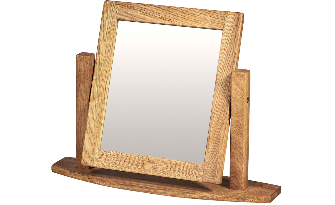 Framlingham Solid Oak Range - Framlingham Solid Oak Single Dressing Table Mirror