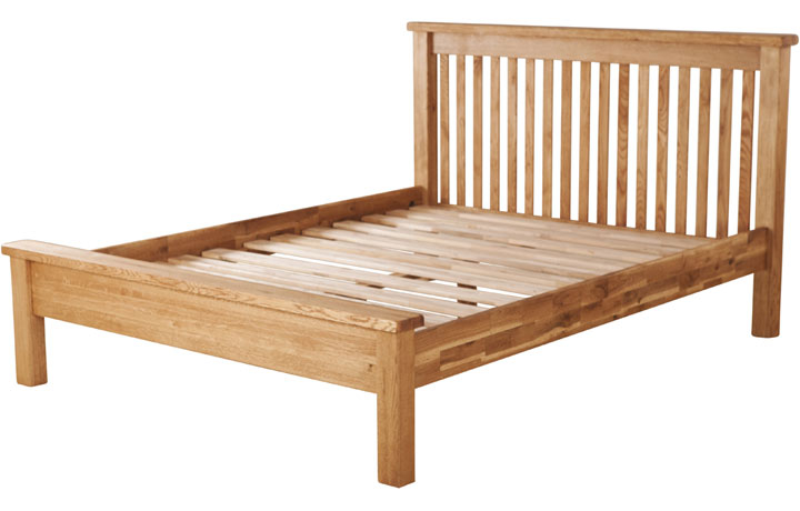Framlingham Solid Oak Range - Framlingham Solid Oak Low End 4ft6 Bed