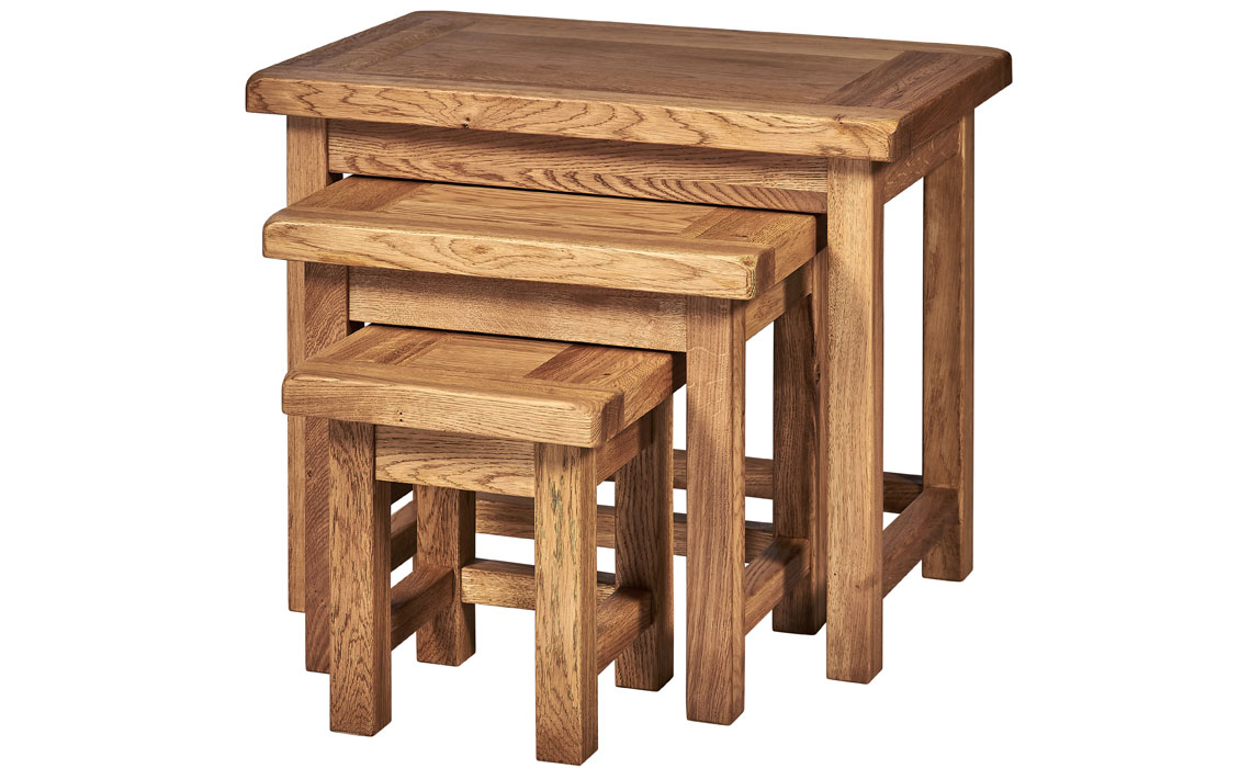 Framlingham Solid Oak Range - Framlingham Solid Oak Small Nest Of Tables