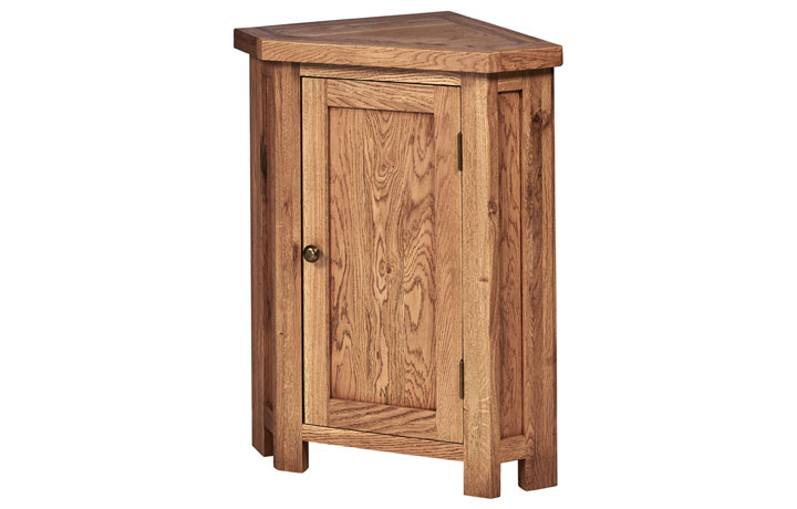 Framlingham Solid Oak Range - Framlingham Solid Oak Corner Lamp Cupboard