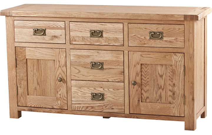 Framlingham Solid Oak Range - Framlingham Solid Oak 4ft6 Dresser Base