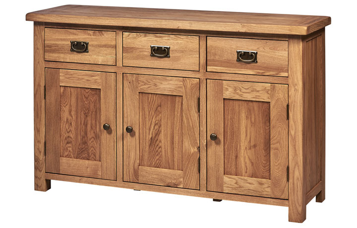 Framlingham Solid Oak Range - Framlingham Solid Oak 4ft6 Sideboard