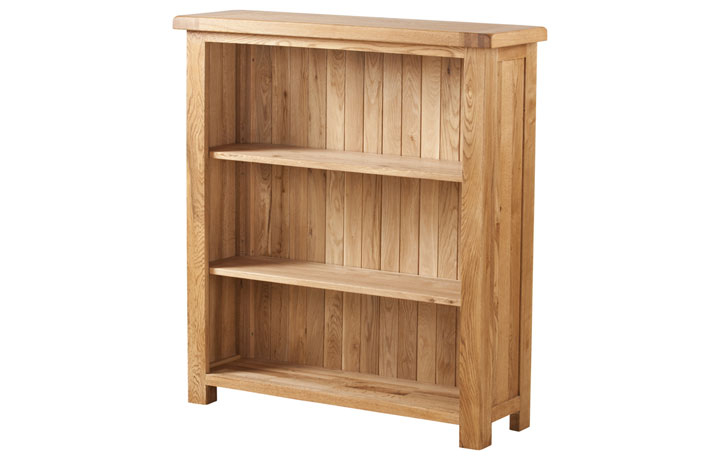 Framlingham Solid Oak Range - Framlingham Solid Oak 3ft Wide Bookcase