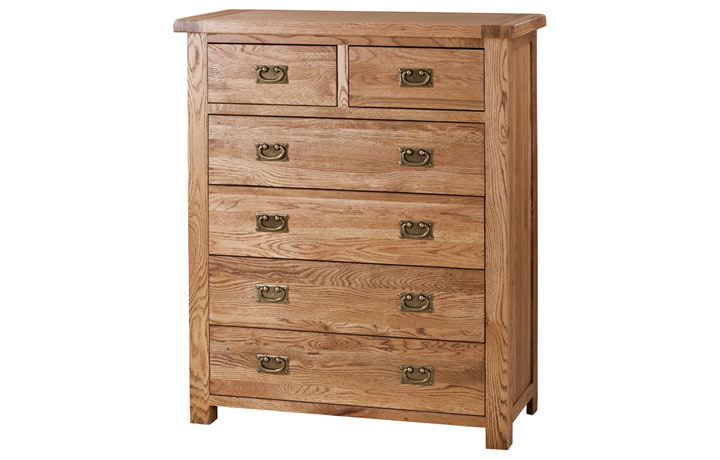 Framlingham Solid Oak Range - Framlingham Solid Oak 2 Over 4 Chest