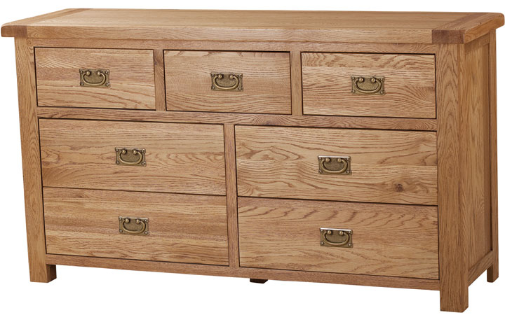 Framlingham Solid Oak Range - Framlingham Solid Oak 3 Over 4 Chest
