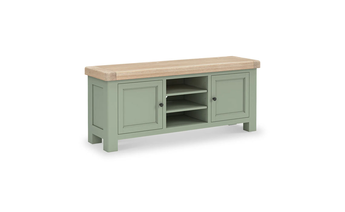 Clovelly Sage Painted Collection - Clovelly Sage 140cm Tv Unit