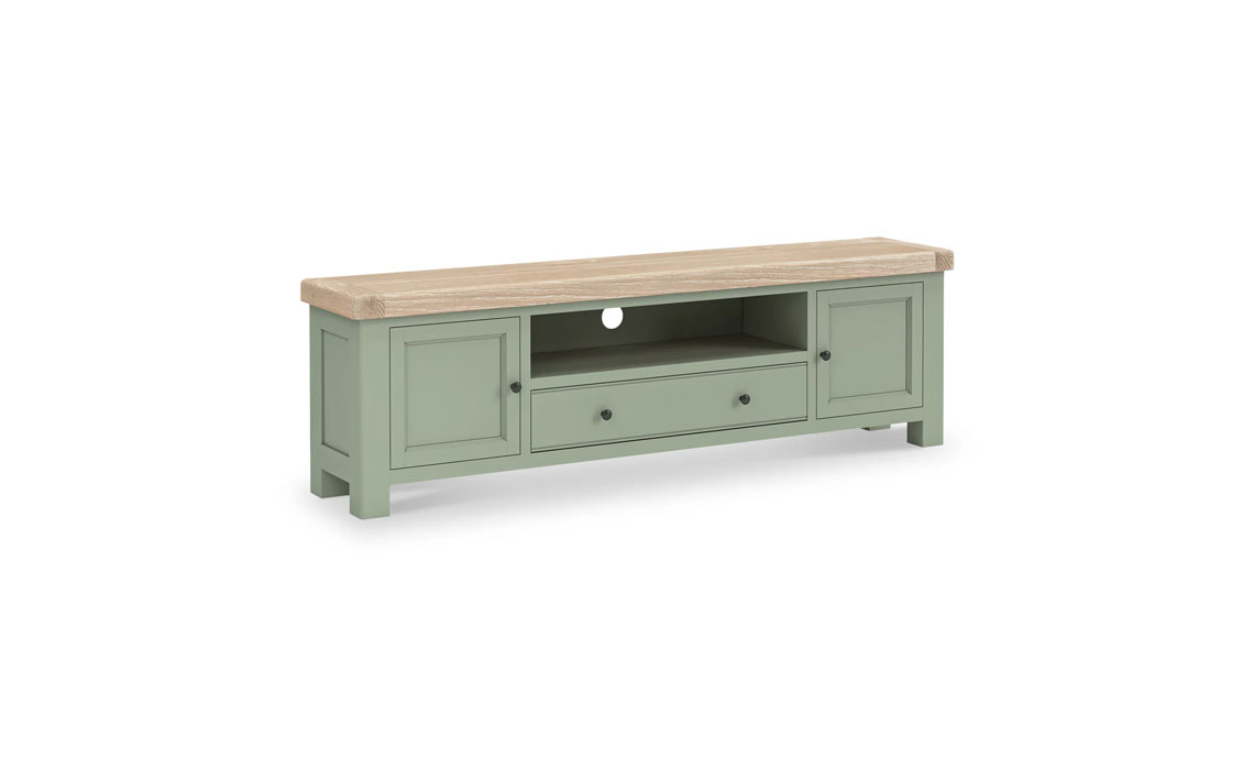 Clovelly Sage Painted Collection - Clovelly Sage 190cm Tv Unit