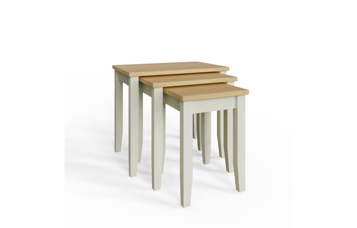 Nested Tables - Valletta Painted Nest of 3 Tables