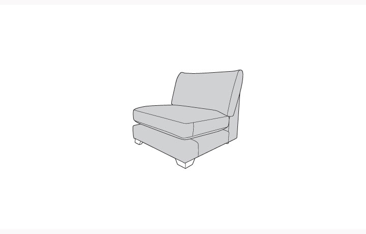  Arm Chairs - Macy Armless unit