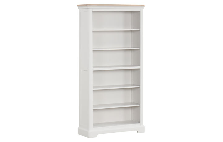 Melford Grey & White Collection - Melford Painted 6ft Bookcase 