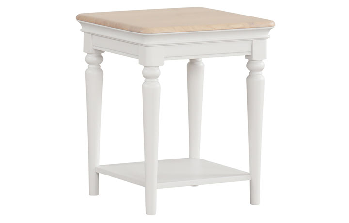 Melford Grey & White Collection - Melford Painted Lamp Table 