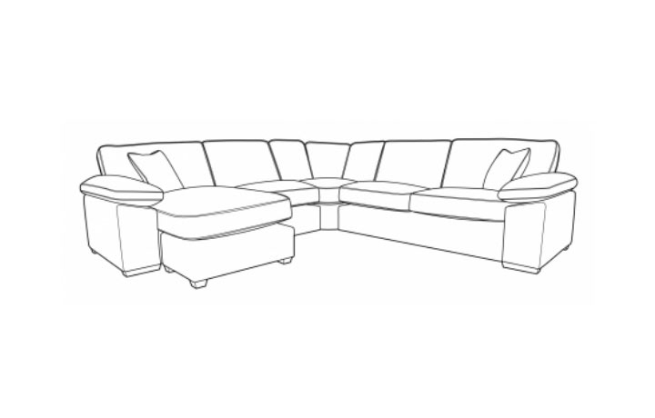 Elizabeth Sofa Collection - Elizabeth Corner Group With Chaise 