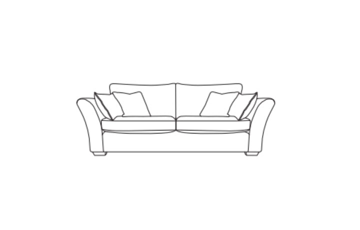  4 Seater Sofas - Zara Extra Large Sofa
