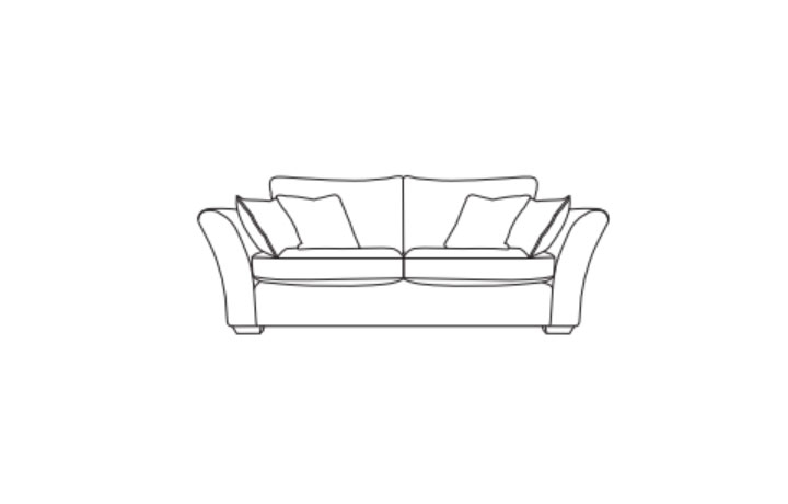  4 Seater Sofas - Zara Large Sofa