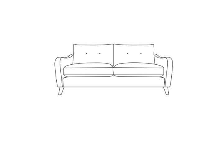  2 Seater Sofas - Lyle Medium Sofa 