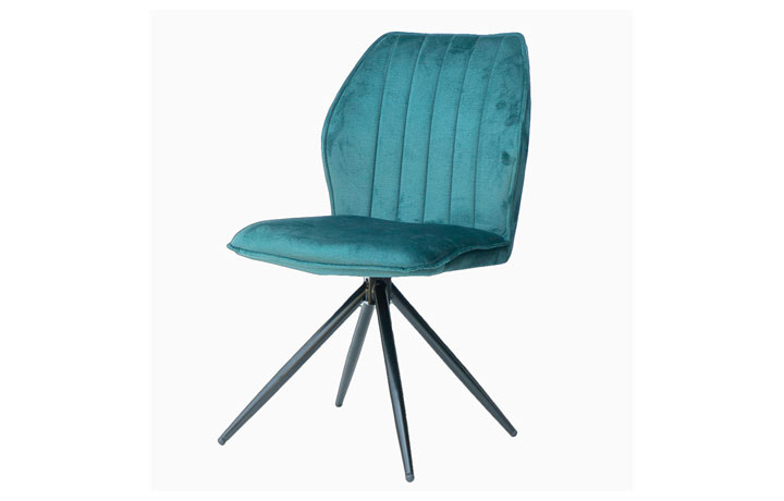 Matrix Solid Oak Tables & Chairs - Bony Dining Chair With Metal Leg 