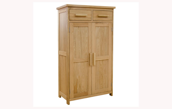 Toulouse Solid Oak Furniture Range  - Toulouse Solid Oak Shoe Cupboard
