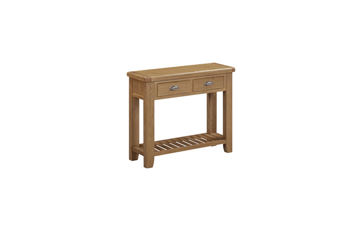 Hopwood Oak Collection - Hopwood Oak Console Table 