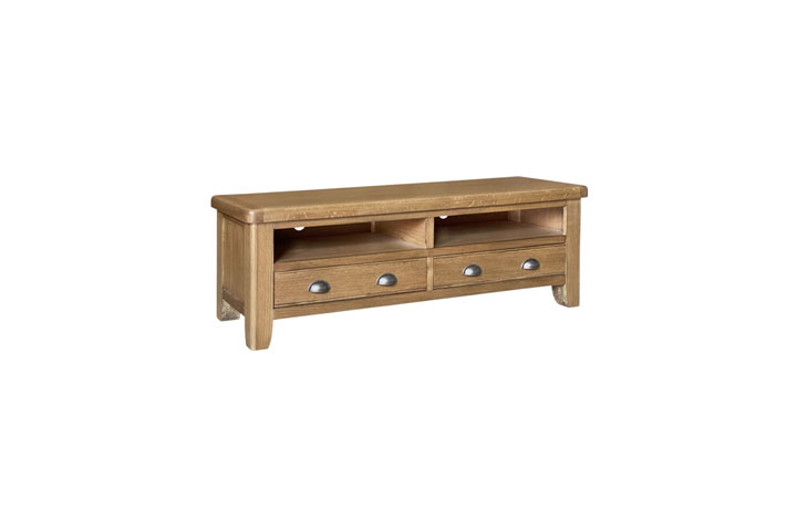 Hopwood Oak Collection - Hopwood Oak Large TV Unit