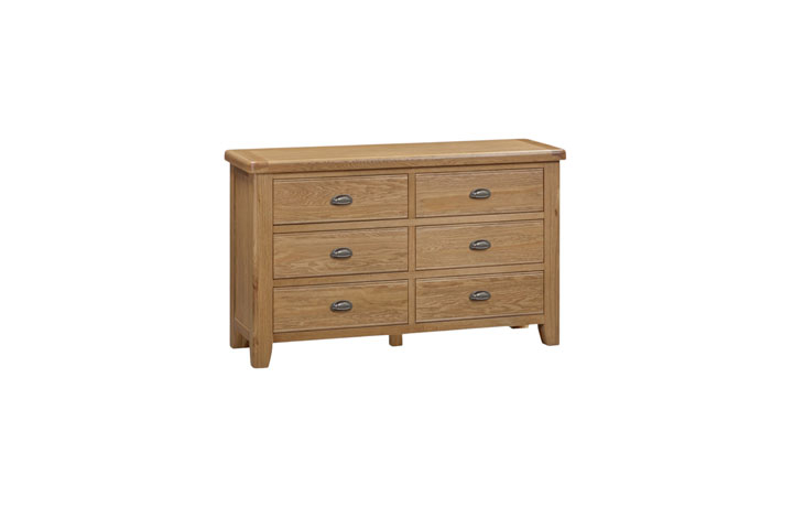 Hopwood Oak Collection - Hopwood Oak 6 Drawer Chest