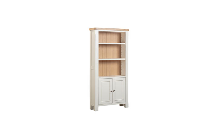 Windsor Painted White Collection - Windsor White Large Bookcase