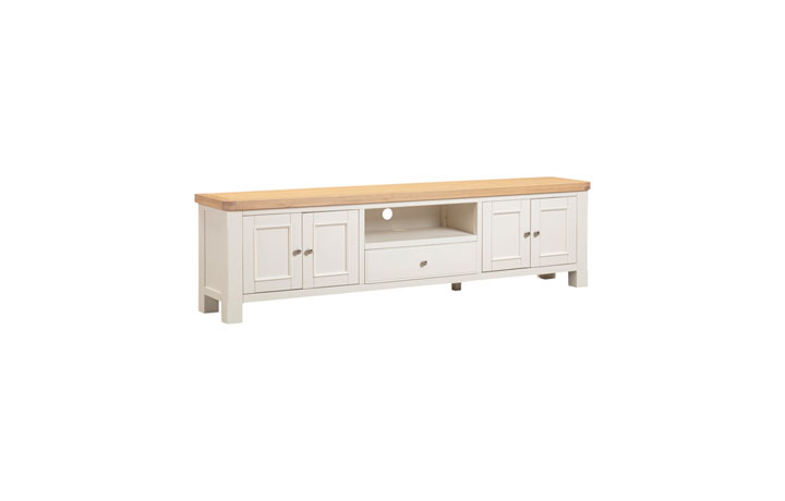 Windsor Painted White Collection - Windsor White Extra Large TV Unit