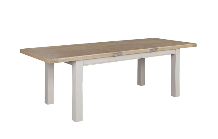 Morgan Taupe Painted Collection - Morgan Painted Taupe 180-240cm Extending Dining Table 