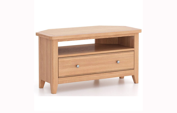 Newbury Oak Collection - Newbury Oak Corner TV Cabinet